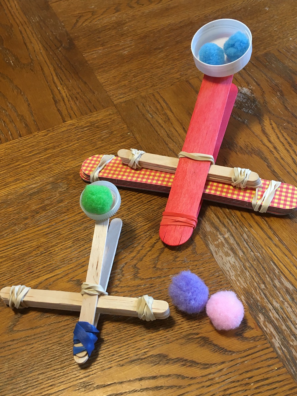 Popsicle Stick Catapult - Mud Paper Scissors